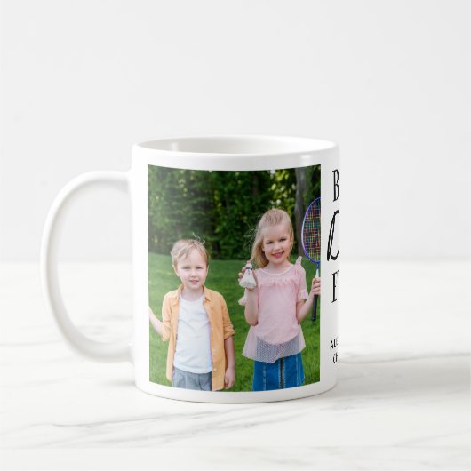 Best DAD Ever Custom 2 Photo Vaderdag Koffiemok (Links)