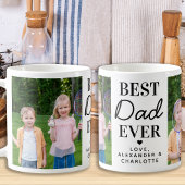 Best DAD Ever Custom 2 Photo Vaderdag Koffiemok