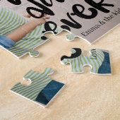 Best Dad Ever Custom Photo Gift From Wife Kids Legpuzzel (Zijkant)