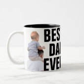 Best Dad Ever Custom Photo Mok (Links)