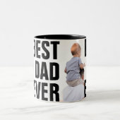 Best Dad Ever Custom Photo Mok (Center)