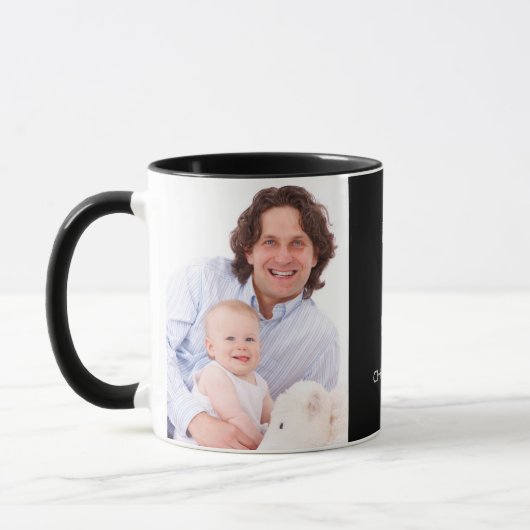 Best Dad Ever Custom Photo Mok (Links)