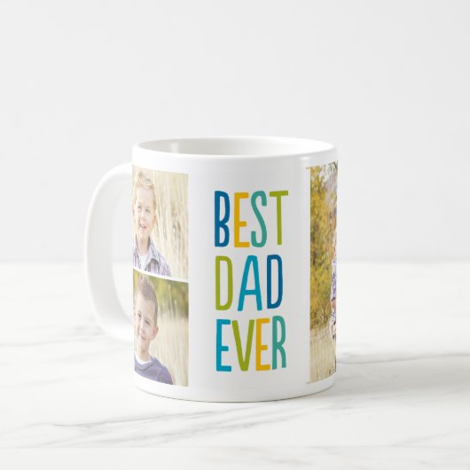 Best Dad Ever Custom Photo Mok (Voorkant links)