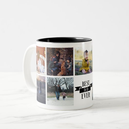 Best Dad Ever Custom Photo Mok (Voorkant links)