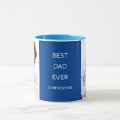 Best Dad Ever Custom Photo Mok (Midden)