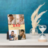 Best Dad Ever Custom Photo | Personalized Father’s Fotoplaat (Zijkant)