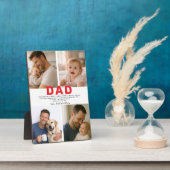 Best Dad Ever Custom Photo | Personalized Father’s Fotoplaat (Zijkant)