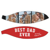 Best Dad Ever Custom Photo Red Basketbal (Panelen)