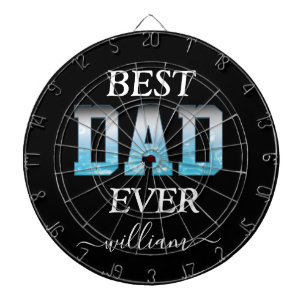 Best Dad Ever Custom Photo Vaderdag Dartbord