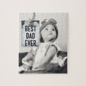Best Dad Ever Custom Photo Vaderdag Legpuzzel (Verticaal)