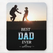 Best Dad Ever Custom Photo Vaderdag Muismat (Voorkant)