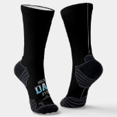 Best Dad Ever Custom Photo Vaderdag Sokken (Gebogen)