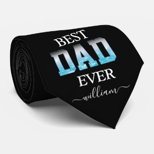Best Dad Ever Custom Photo Vaderdag Stropdas