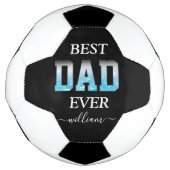 Best Dad Ever Custom Photo Vaderdag Voetbal (Voorkant)