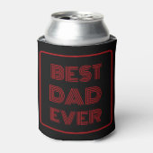 Best Dad Ever custom script Blikjeskoeler (Blikje Voorkant)