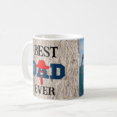 Best dad ever cute photo koffiemok (Voorkant links)