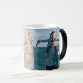 Best dad ever cute photo magische mok (Voorkant rechts)