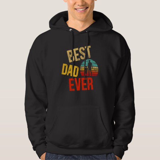 Best Dad Ever  Daddy And Son Dad Fathers Day 2023 Hoodie (Voorkant)