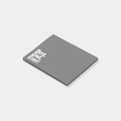 Best Dad Ever Exclamation Black/White Vaderdag Post-it® Notes (Schuin)