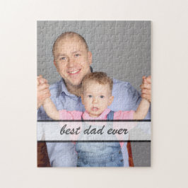 Best Dad Ever Family Photo Quote Design Legpuzzel