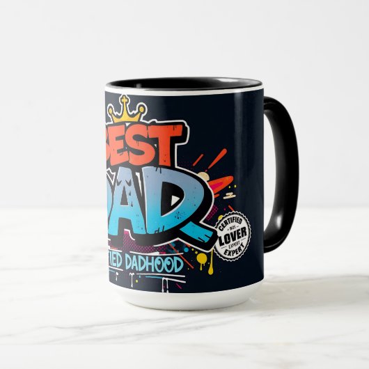 Best Dad Ever – Father’s Day Mok (Voorkant rechts)