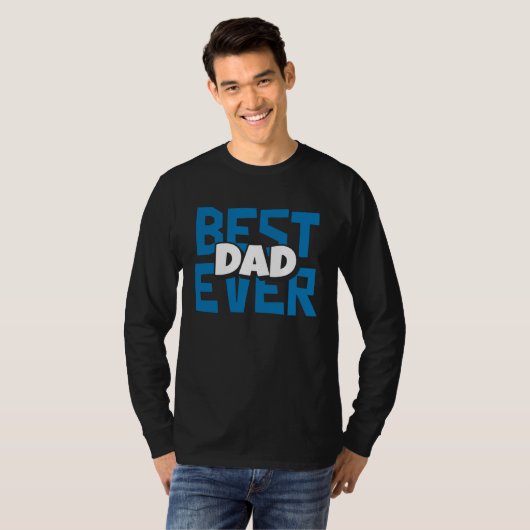 Best Dad Ever Father T-shirt (Voorkant volledig)