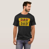 Best Dad Ever Father With 2 Kids Husband Two Time  T-shirt (Voorkant volledig)