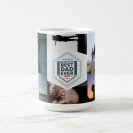 Best Dad Ever Fatherhood Typography Design Koffiemok