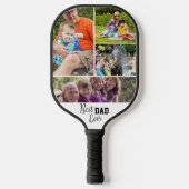Best DAD ever Foto sjabloon Pickleball Paddle (Voorkant)