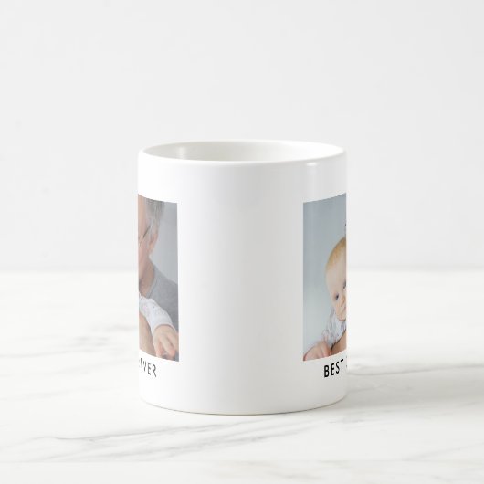 Best Dad Ever Full Photo Personalized Coffee Mug Koffiemok (Center)