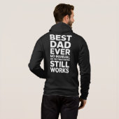 Best Dad Ever Funny Gift for Father's Day Hoodie (Achterkant volledig)