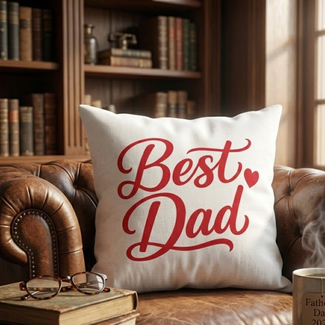 Best Dad Ever Geschenk T-shirt Kussen (Creator heeft geüpload)