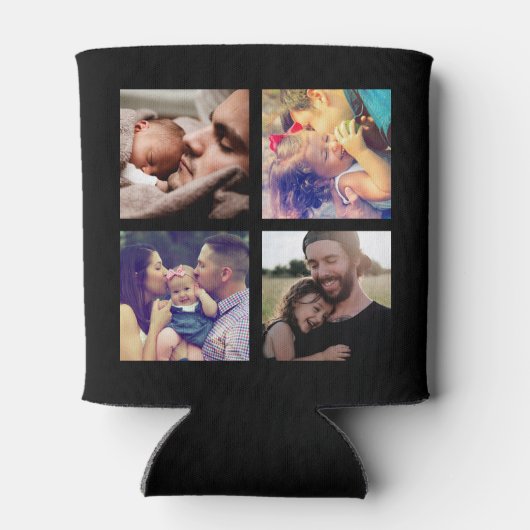 Best Dad Ever Gift 4 Foto Blikjeskoeler (Achterkant)