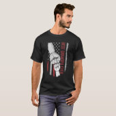 Best Dad Ever Grandpa American Flag T-shirt (Voorkant volledig)