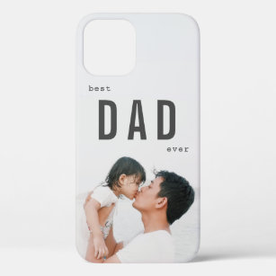 Best Dad Ever minimalist Photo Vaderdag Case-Mate iPhone Case