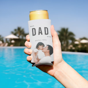 Best Dad Ever minimalist Photo Vaderdag Cooler