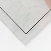 Best Dad Ever minimalist Photo Vaderdag Fleece Deken (Hoek)