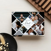 Best Dad Ever Modern Photo Collage Personalized Kaart