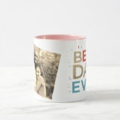 Best Dad Ever Modern Photo Vaderdag Mok (Midden)