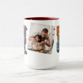 Best Dad Ever Modern Photo Vaderdag Mok (Midden)