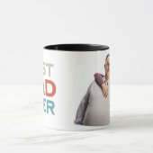 Best Dad Ever Modern Photo Vaderdag Mok (Midden)