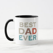 Best Dad Ever Modern Photo Vaderdag Mok (Links)