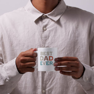 Best Dad Ever Modern Photo Vaderdag Mok