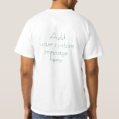 Best Dad Ever Modern Typography T-shirt (Achterkant)