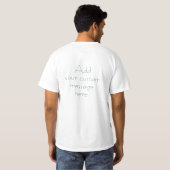 Best Dad Ever Modern Typography T-shirt (Achterkant volledig)