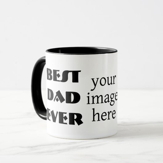 Best dad ever Mug Mok (Voorkant links)