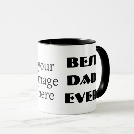 Best dad ever Mug Mok (Voorkant rechts)