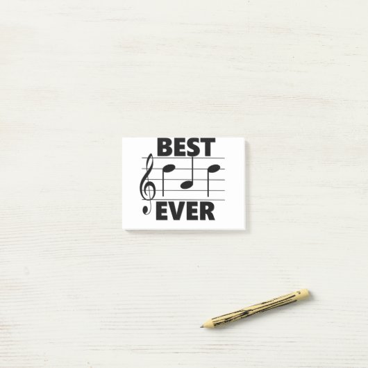 Best DAD Ever Music Gifts Post-it® Notes (Op bureau)