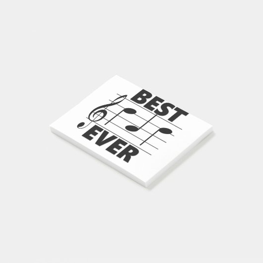 Best DAD Ever Music Gifts Post-it® Notes (Schuin)