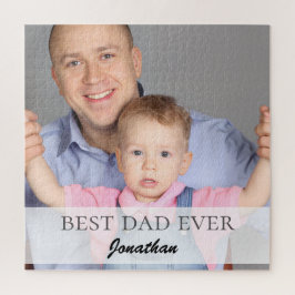 Best Dad Ever Name Quote Family Design Legpuzzel